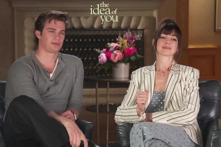 Anne Hathaway talks about turning 40 in time for a movie about a 40-year-old single mom dating a boy band singer 16 years younger than her.
