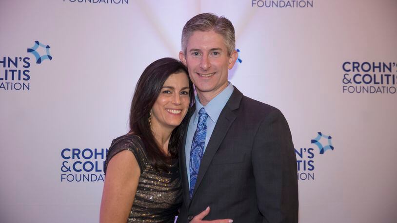 Alpharetta resident Andrew Goldberg, pictured with his wife Wendi, is a board member of the Crohn's & Colitis Foundation. Photo courtesy Lora Sommer