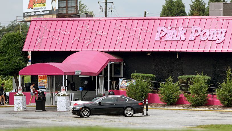The Pink Pony is located off Buford Highway in Brookhaven. JASON GETZ / JGETZ@AJC.COM
