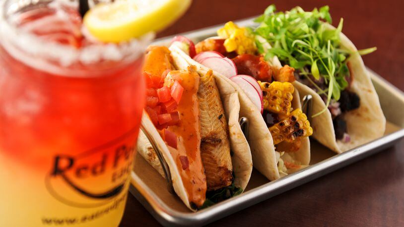 Tropical Margarita and tacos at Red Pepper Taqueria / AJC file photo
