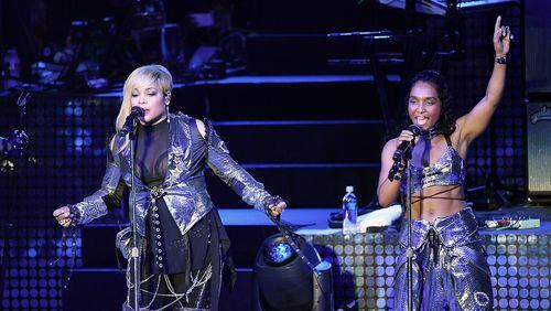 TLC headlines the "I Love the '90s - The Party Continues" tour at Infinite Energy Arena this weekend. Photo: Photo by Matt Winkelmeyer/Getty Images