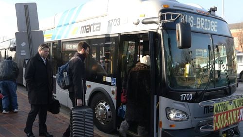 MARTA bus service has been disrupted by labor unrest for a second day. (AJC FILE PHOTO/emily.haney@ajc.com)