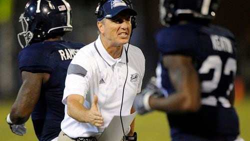 Willie Fritz is in his first year as Georgia Southern's head football coach.