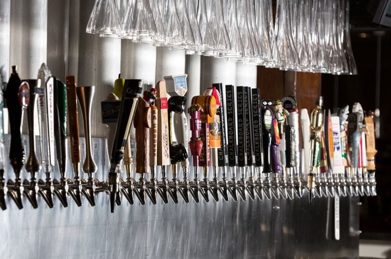Yard House features more than 130 beers on tap along with a changing chalkboard menu of local and specialty offerings. CONTRIBUTED BY BRESLOW PARTNERS