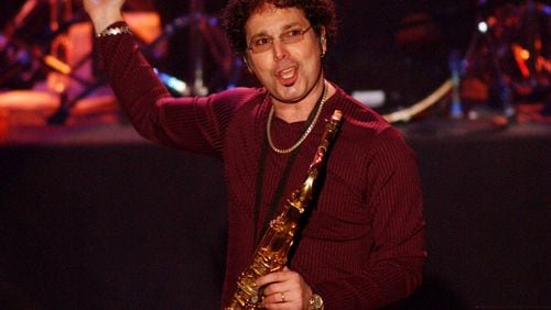 401788 11: Boney James performs at the 3rd Annual National Smooth Jazz Awards where he won for Saxophonist of the Year, and Collaboration of the Year March 2, 2002 in San Diego, CA. (Photo by David McNew/Getty Images)