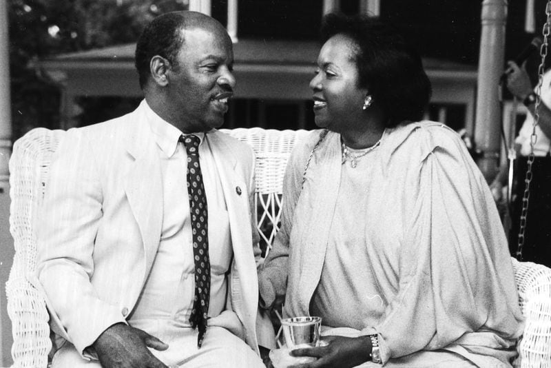 John Lewis married Lillian Miles in 1968 after meeting her at a New Year's Eve party hosted by Xernona Clayton. (They're seen here in 1988.) The politically active Lillian became Lewis' closest adviser and encouraged him to extend his civil rights work into politics in the 1970s. Lillian, an educator with an international perspective, was the director of external affairs in the Office of Research and Sponsored Programs at Clark Atlanta University. Lewis and Lillian had one child, John-Miles Lewis. The couple was married for 44 years until Lillian's death on Dec. 31, 2012. (Johnny Crawford / AJC file)