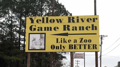 Yellow River Game Ranch in Lilburn.
