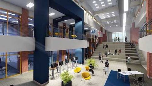 This is a rendering of what the new Marietta High School College and Career Academy will look like.
