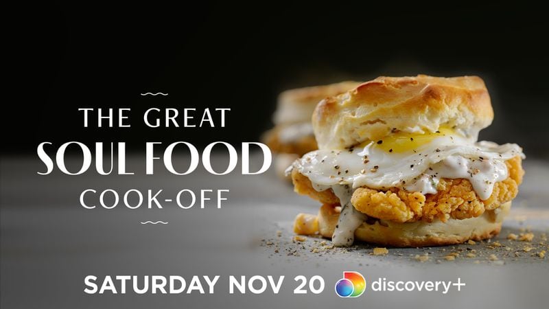 “The Great Soul Food Cook-Off,” a cooking competition series celebrating Black chefs and culinary traditions, debuts Nov. 20 on discovery+. Courtesy of discovery+
