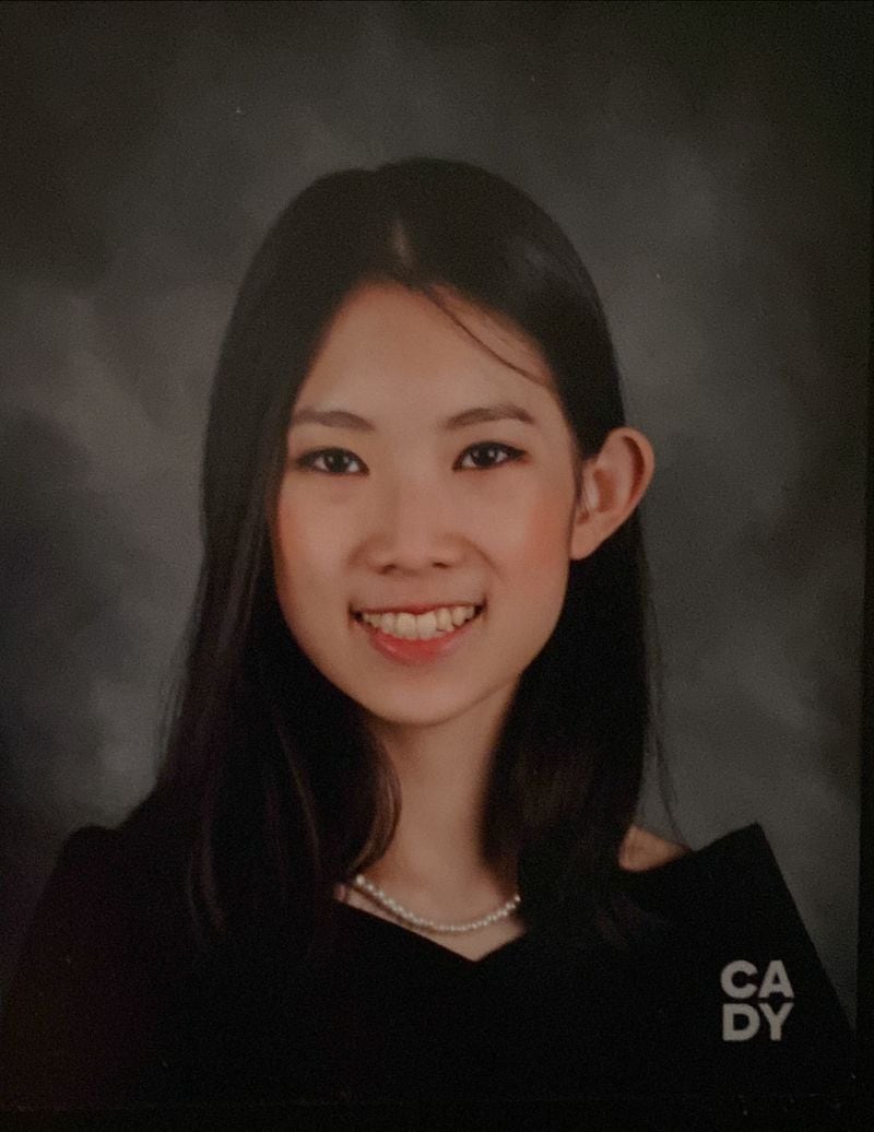 Hannah Jiang, valedictorian at Johns Creek High School. (Courtesy photo)