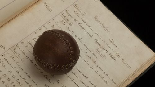The original constitution setting out the rules for the National League in 1876 will go on the block next month.