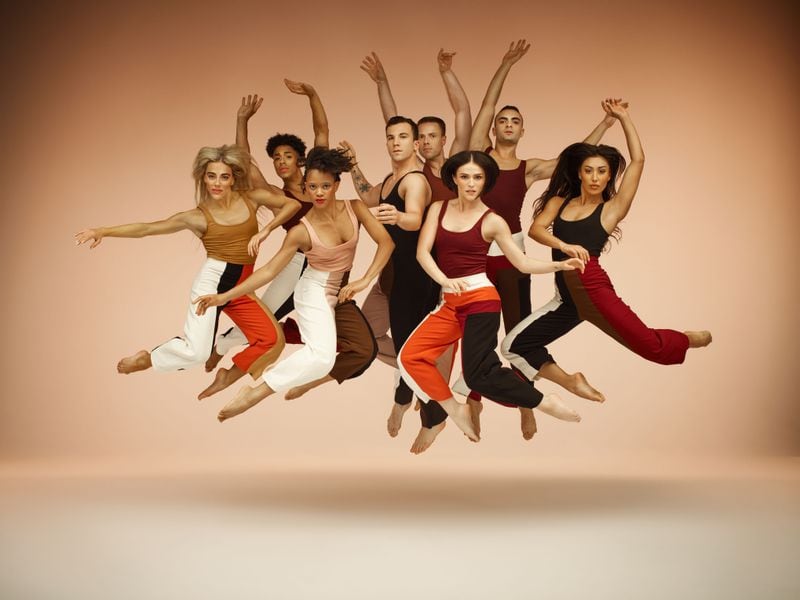 The Parsons dancers embody dance as joyful and fun, part of the company’s mission.