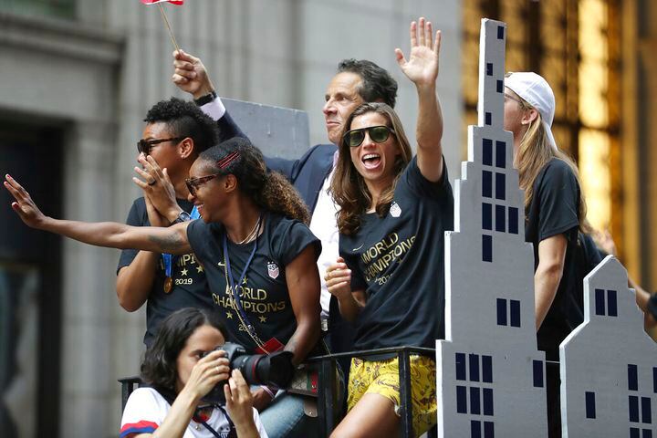 U.S. Women's Soccer parade