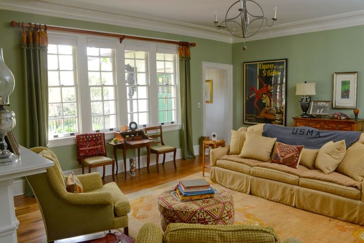 Eclectic cottage with courtyard on Druid Hills Home Tour