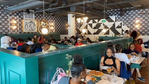 Breakfast at Barney’s is a new downtown hot spot for all-day brunch. Expect a wait, even on weekdays. Takeout also is an option. / 
Wendell Brock for The Atlanta Journal-Constitution