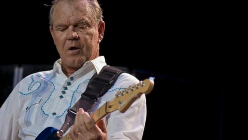 Glen Campbell at his final Atlanta concert at Chastain Park Amphitheatre on Saturday, July 14, 2012. Max Blau Special