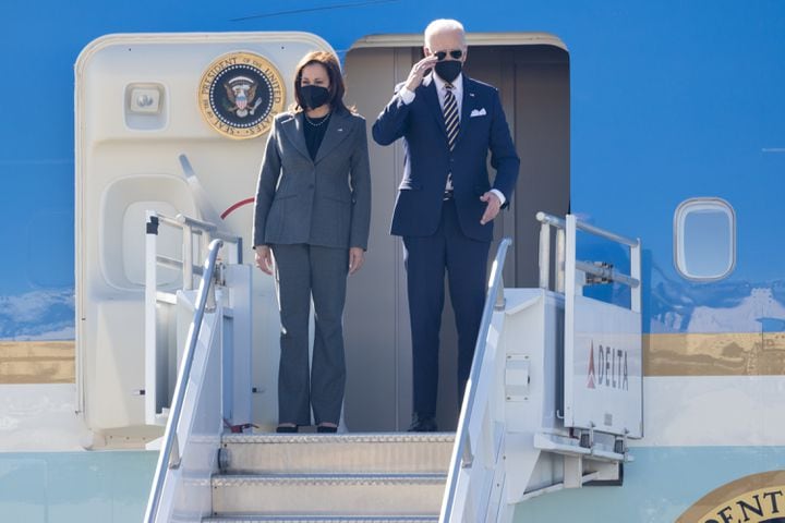 Biden & Harris Air Force One Arrival