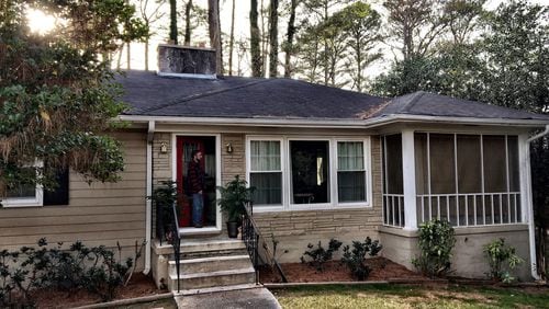 Trond Manskow is renting a house that connects Emory University to the city of Atlanta. Emory purchased the house at 1664 Briarcliff Road last year, bringing the university a step closer to becoming part of the city. MARK NIESSE / MARK.NIESSE@AJC.COM