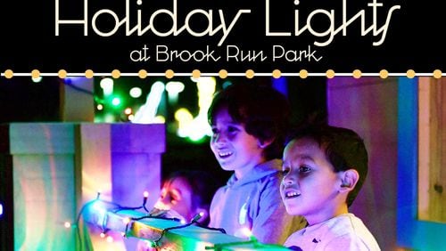 "Holiday Lights" open in Dunwoody's Brook Run Park on Dec. 1 to Dec. 31. (Courtesy of Dunwoody)