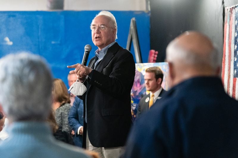 Tom Price, former U.S. Secretary of Health and Human Services, said it would vote for Donald Trump if he is the GOP presidential nominee. (Elijah Nouvelage for The Atlanta Journal-Constitution)