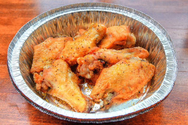 Lemon Pepper Wings at  Triple Jay's Pizza Bar.  (Contributed by Chris Hunt Photography)