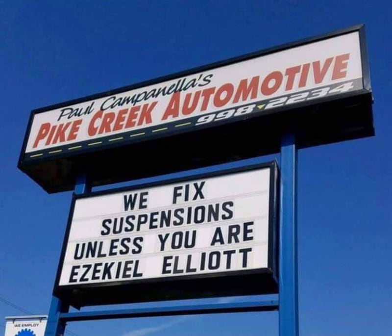 This is NOT where Jerry Jones gets his oil changes.