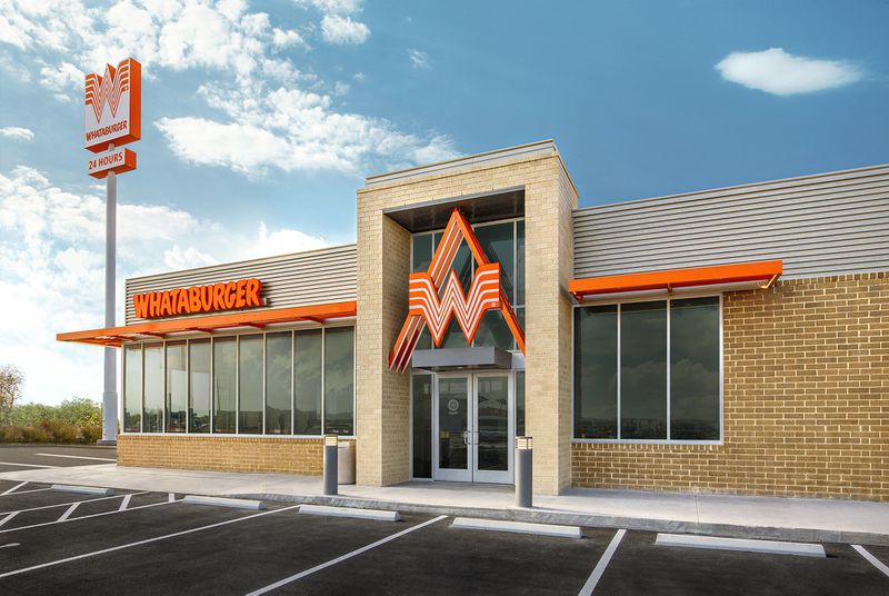 The Kennesaw location features Whataburger's new building prototype. Courtesy of Whataburger