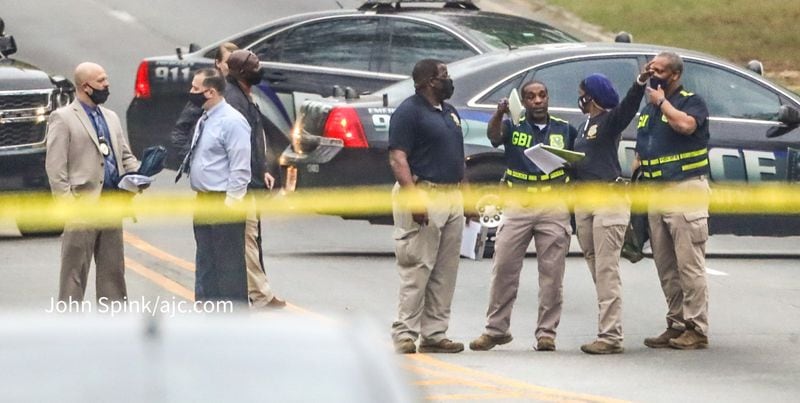 Agents are still gathering details at the scene of a deadly officer-involved shooting in DeKalb County.