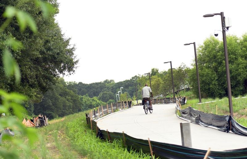 Here is the Allene Avenue Access Point on the Atlanta Beltline’s Westside Trail, which is set to open this fall. CONTRIBUTED BY REBECCA BREYER