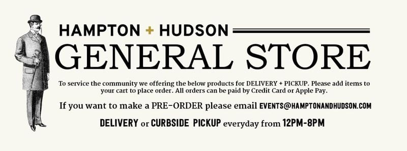 The online page for the Hampton + Hudson General Store. COURTESY OF HAMPTON + HUDSON