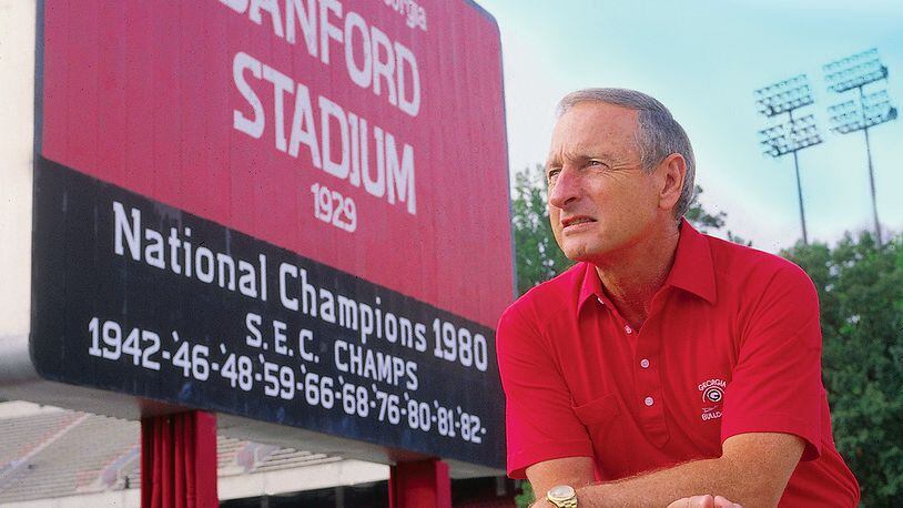 Former Georgia coach and athletic director Vince Dooley has witnessed every change the Southeastern Conference has undergone during its existence, including the latest to add Oklahoma and Texas and make it into a 16-team super conference. (Photo from UGA Athletics)