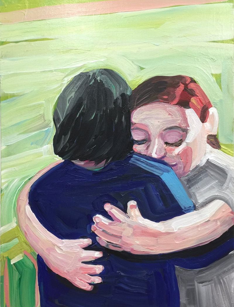 “Sister Hug” by Atlanta artist Tori Tinsley.