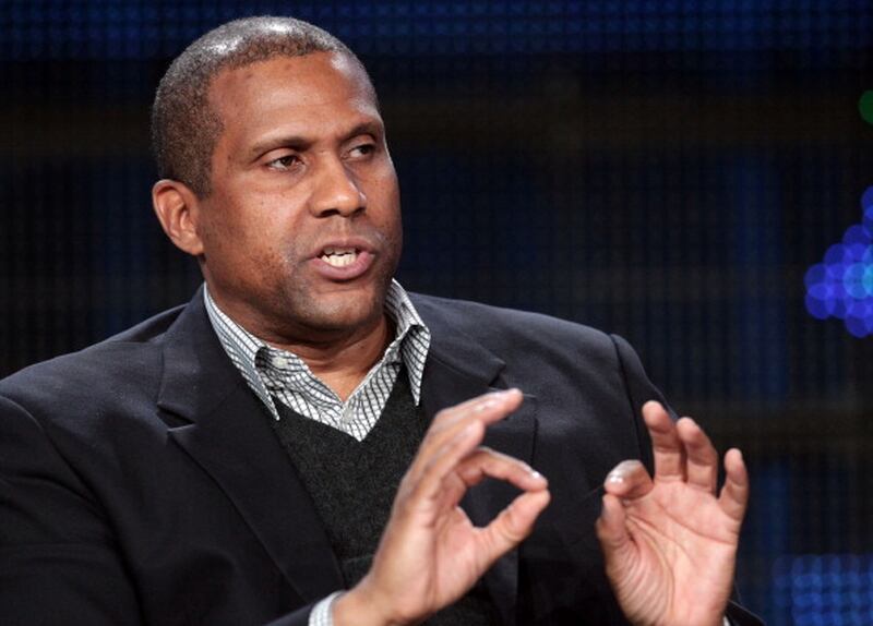 Talk show host Tavis Smiley speaks during the ‘Tavis Smiley’ panel at the PBS portion of the 2011 Winter TCA press tour held at the Langham Hotel on January 9, 2011 in Pasadena, California. (Frederick M. Brown/Getty Images)