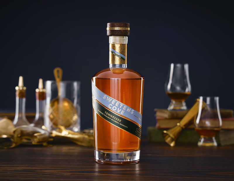 Curated by Marianne Eaves, Kentucky’s first female master blender, Sweetens Cove 2021 blends three Tennessee bourbons. Courtesy of Sweetens Cove
