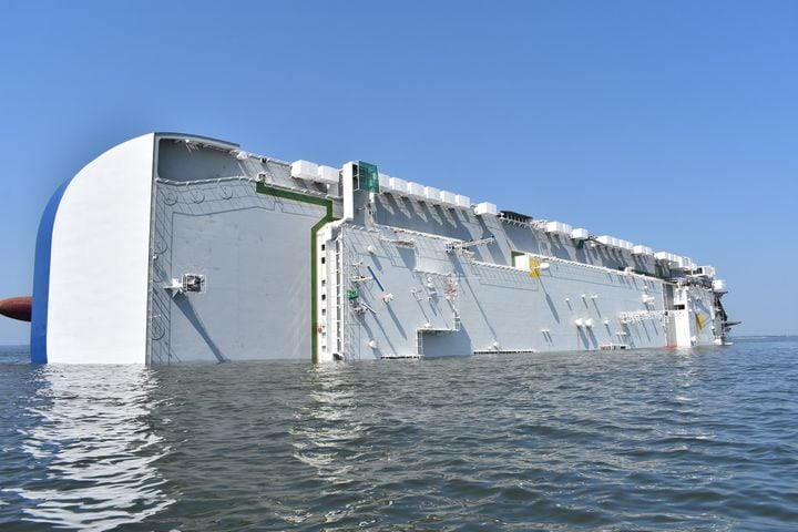 Cargo ship capsizes off Georgia coast