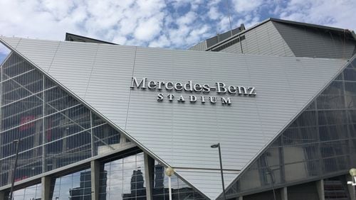 Mercedes-Benz Stadium is the new home of the Falcons and Atlanta United.