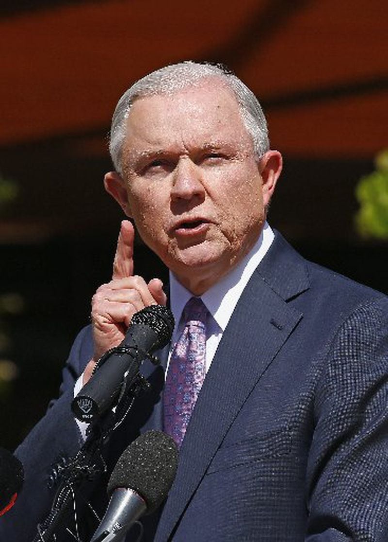 Attorney General Jeff Sessions. (AP Photo/Ross D. Franklin)