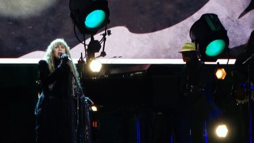 Stevie Nicks played a 16-song set of solo songs, Fleetwood Mac songs she wrote and two covers at Ameris Bank Amphitheatre in Alpharetta October 12, 2022.