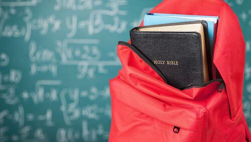 FILE PHOTO: A state lawmaker in Florida has introduced a bill that would allow schools to offer Bible and religious studies electives.