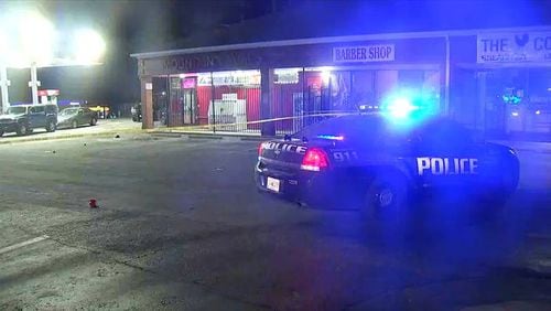 DeKalb County police investigated the deadly shootout at a Citgo gas station on the corner of Redan and Panola roads.