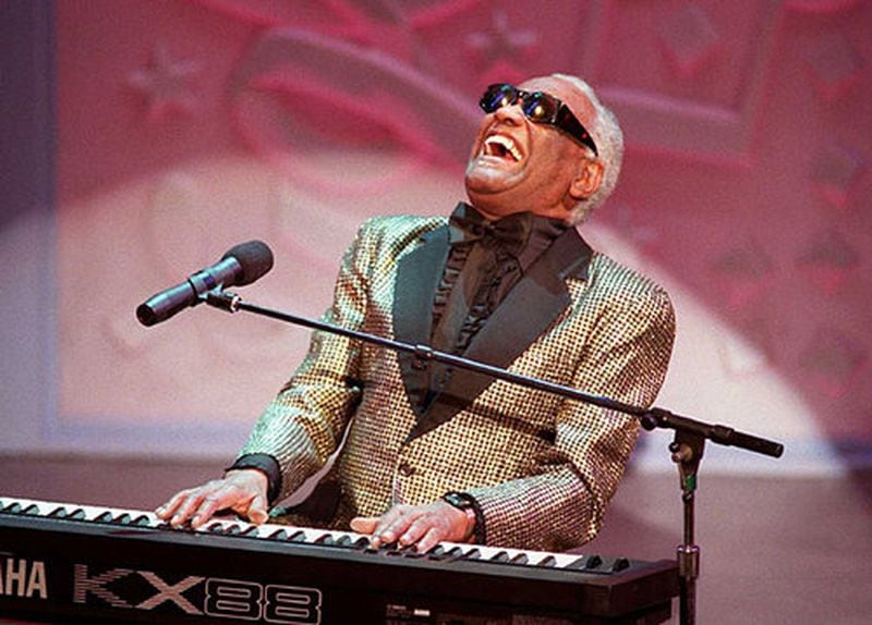 Ray Charles, The Georgia native who wedded gospel fervor with R&B fever. (AP photo)