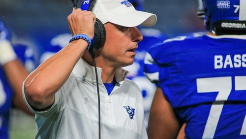 Josh Stepp was promoted to offensive coordinator at Georgia State. He joined the program in 2017. (Photo courtesy of Georgia State Athletics)