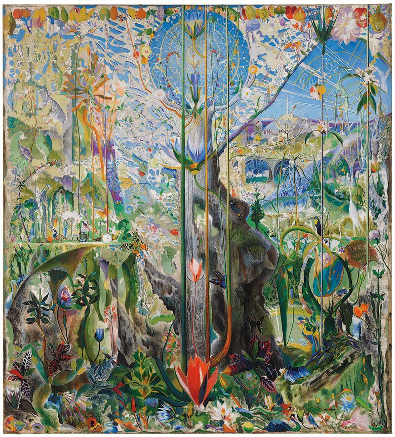 Joseph Stella's epic 84x76 inch painting "Tree of My Life" (1919).
Courtesy of High Museum of Art