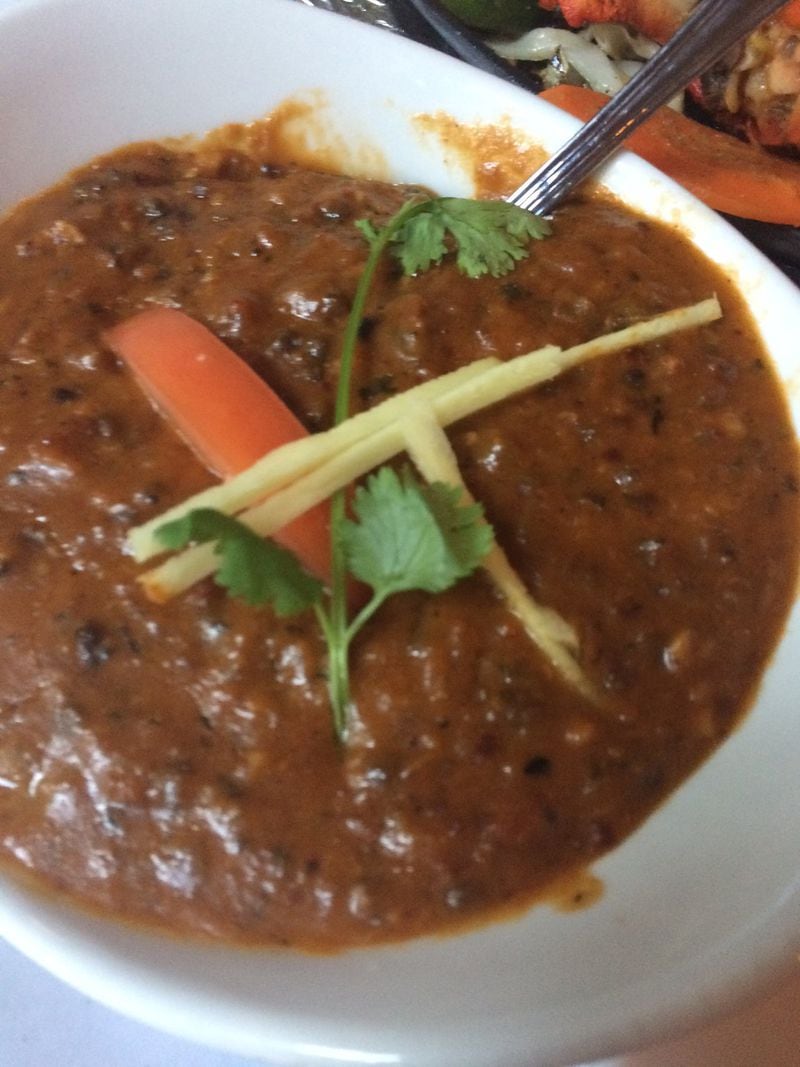 Among the vegetable options at Jai Ho Indian Kitchen & Bar is “dal makhani”: black lentils and kidney beans in a sweet-spicy sauce. CONTRIBUTED BY WENDELL BROCK