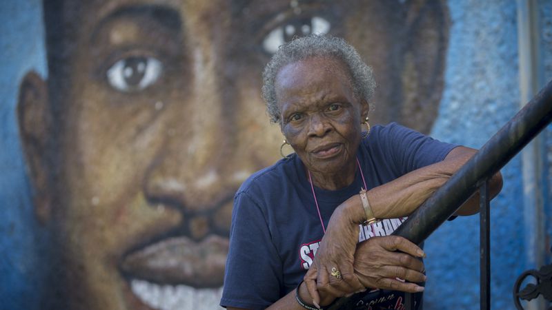 BRUNSWICK, GA - AUGUST, 9, 2022: Lifelong Brunswick resident and former teacher Essie Sheffield says the community still has a long way to go in its quest for racial equality. (AJC Photo/Stephen B. Morton)