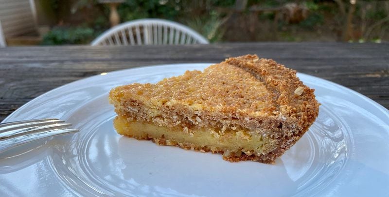 The Buttery ATL has a serious pastry program; the lemon chess pie is a lovely combination of crumble and goo. Wendell Brock for The Atlanta Journal-Constitution
