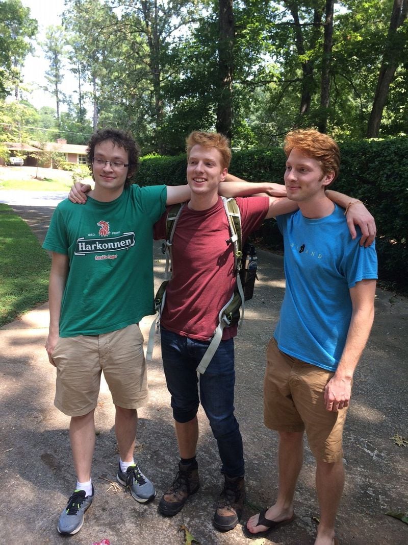 Then Torpy lads ready to head back to college. 