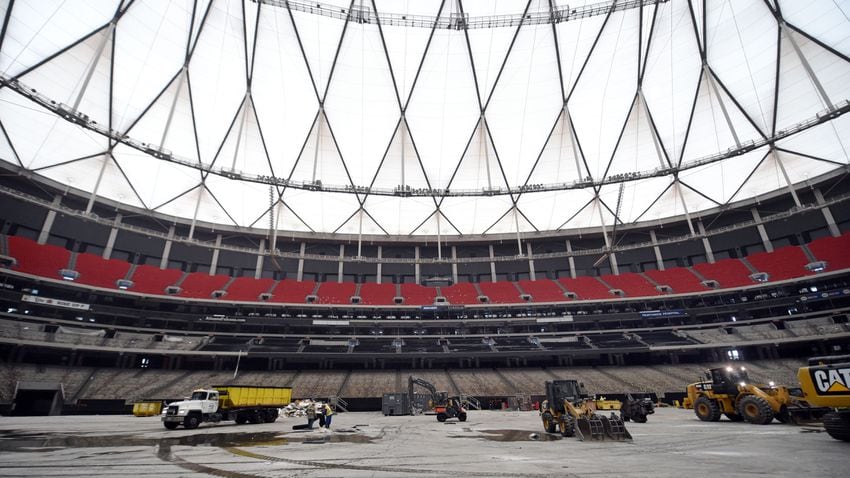 Demolition of Georgia Dome begins