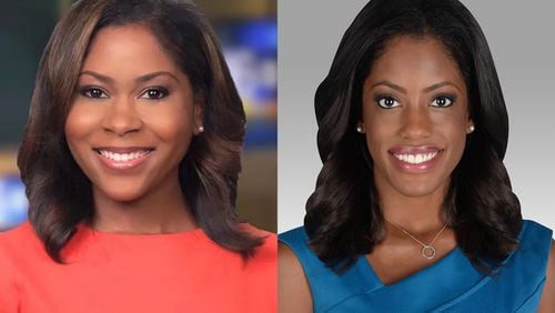 Hayley Mason is leaving CBS46; Candace McGowan is joining WSB-TV. PUBLICITY PHOTOS