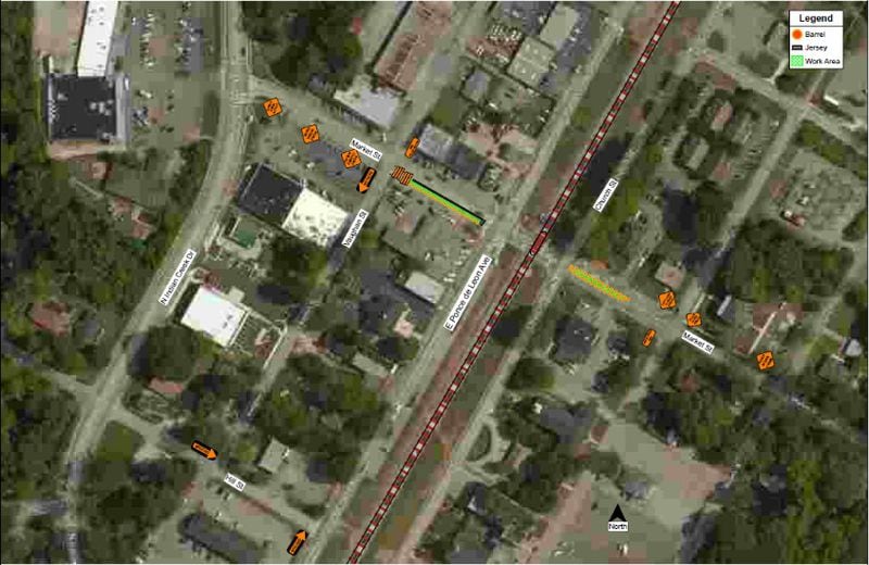 DeKalb County Department of Watershed Management will replace water pipe in Clarkston along Market Street, from Vaughn Street to East Ponce de Leon Avenue, and from Church Street to Roland Street. CONTRIBUTED